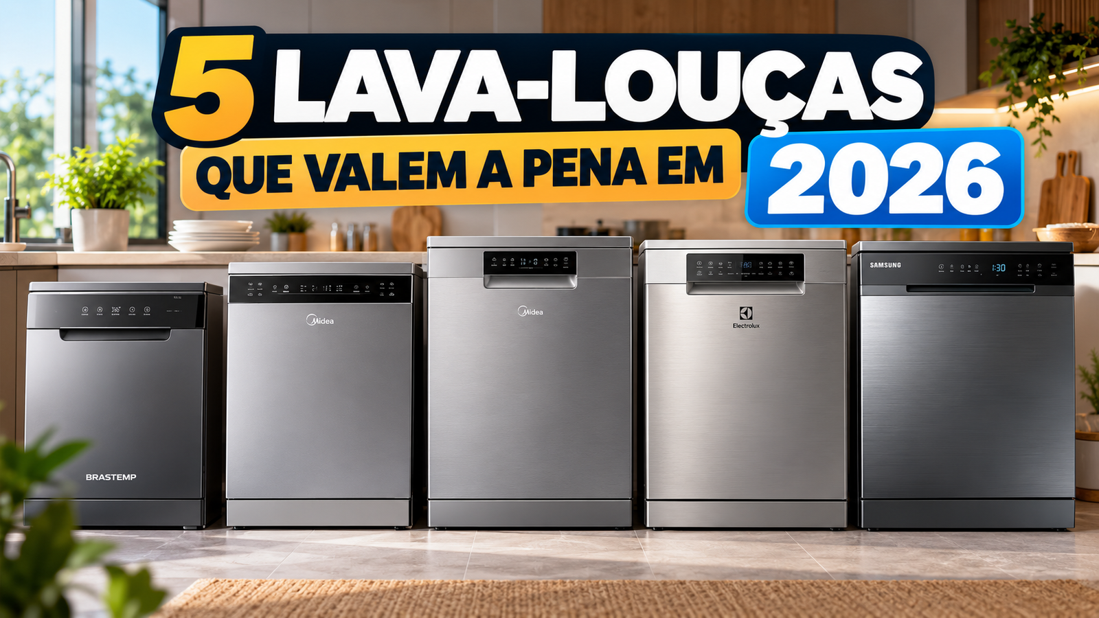 5 lava-louças que valem a pena em 2026: veja qual comprar 1 Lava-louças que valem a pena em 2026